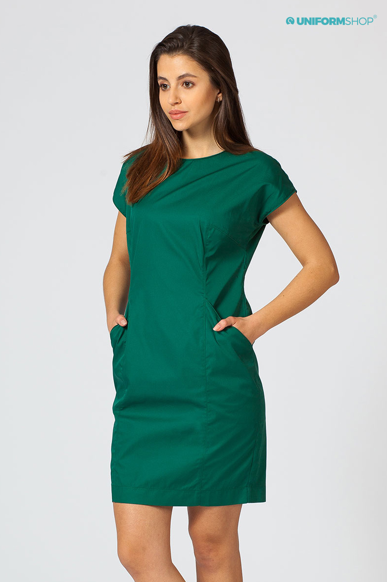 Sunrise Uniforms Elite šaty tmavo zelené