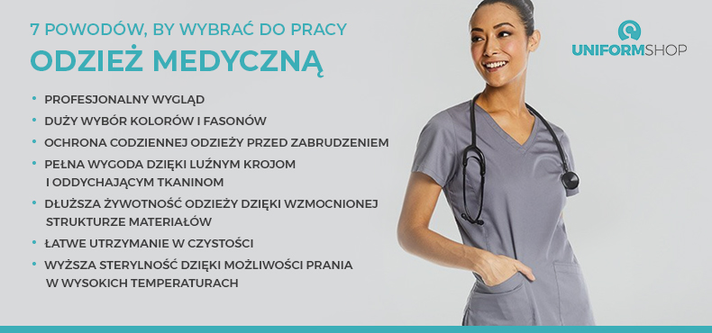 7 powodów, by wybrać do pracy odzież medyczną