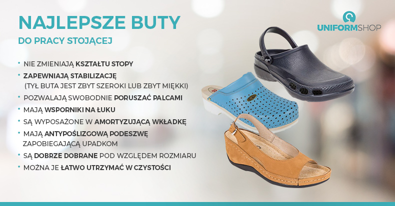 najlepsze buty do pracy stojącej