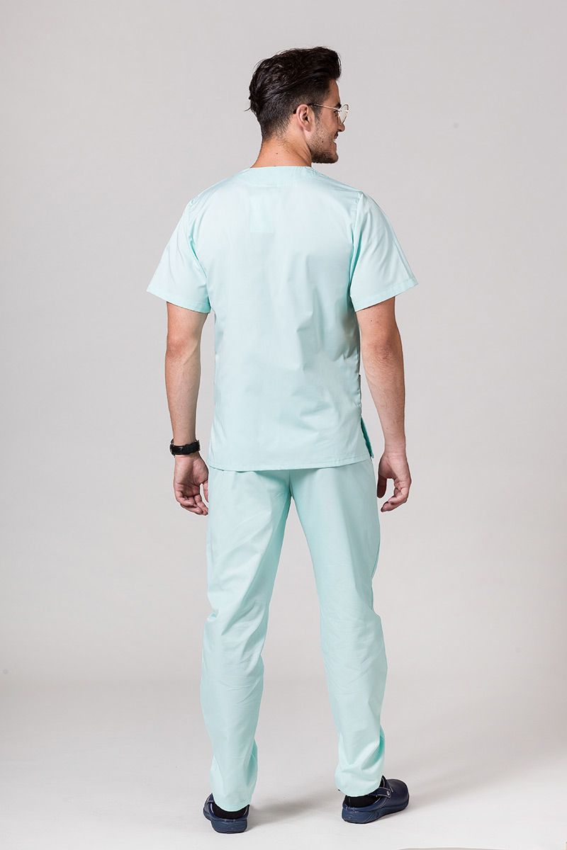 Komplet medyczny męski Sunrise Uniforms miętowy (z bluzą uniwersalną)-1