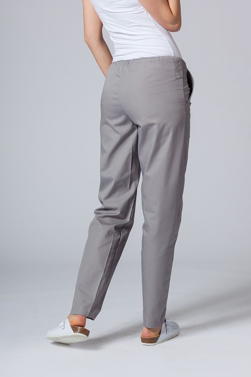 Spodnie medyczne damskie Sunrise Uniforms Basic Regular szare-1