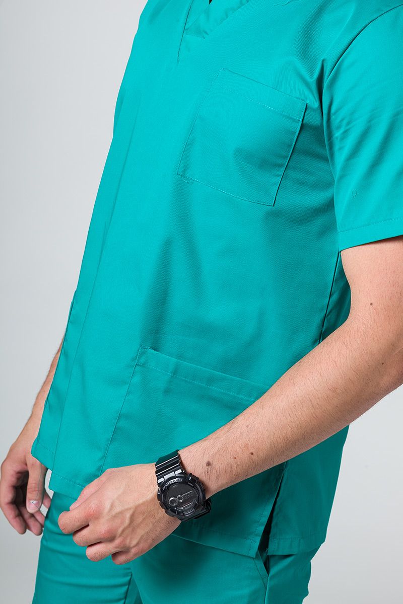 Bluza medyczna uniwersalna Sunrise Uniforms zielona-3