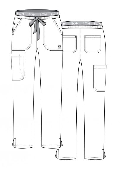 Spodnie damskie Maevn EON Style wiśniowe-2