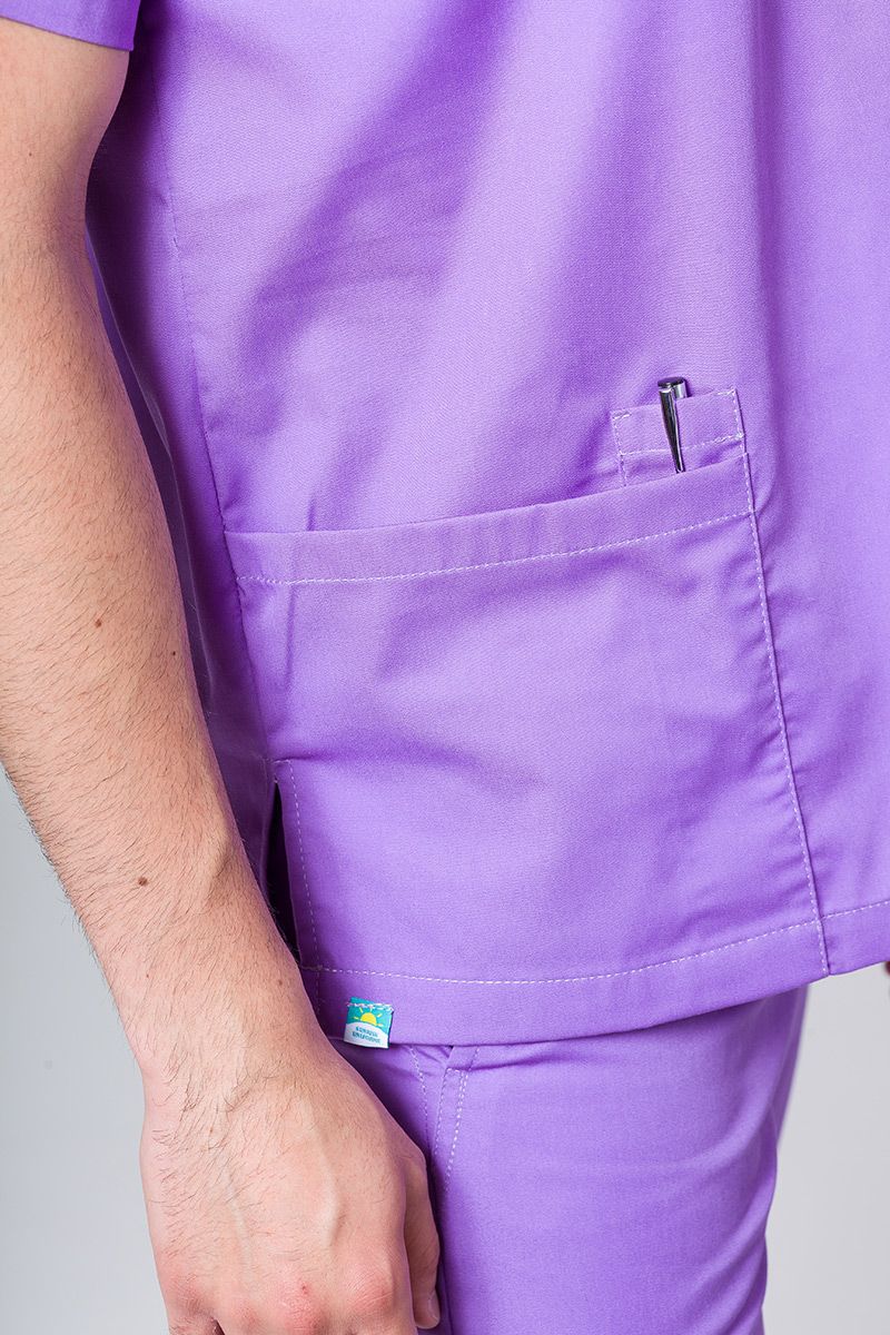 Bluza medyczna uniwersalna Sunrise Uniforms fioletowa-3