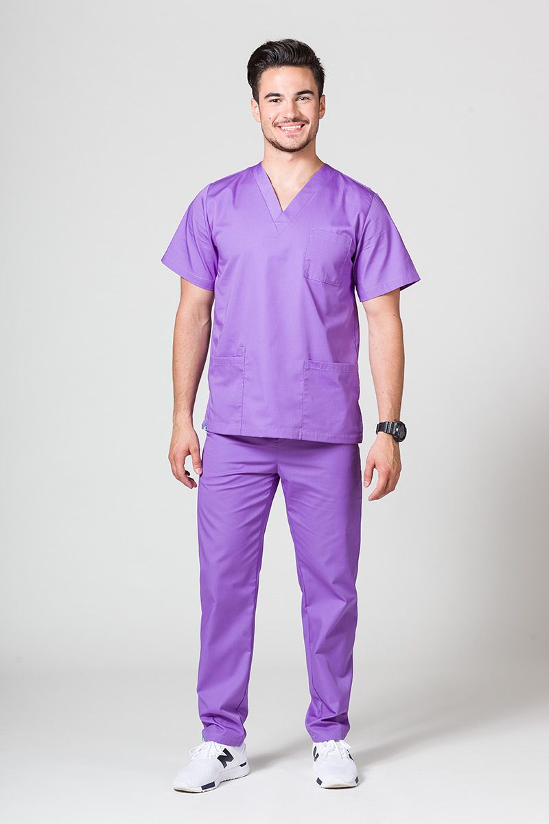 Bluza medyczna uniwersalna Sunrise Uniforms fioletowa-4