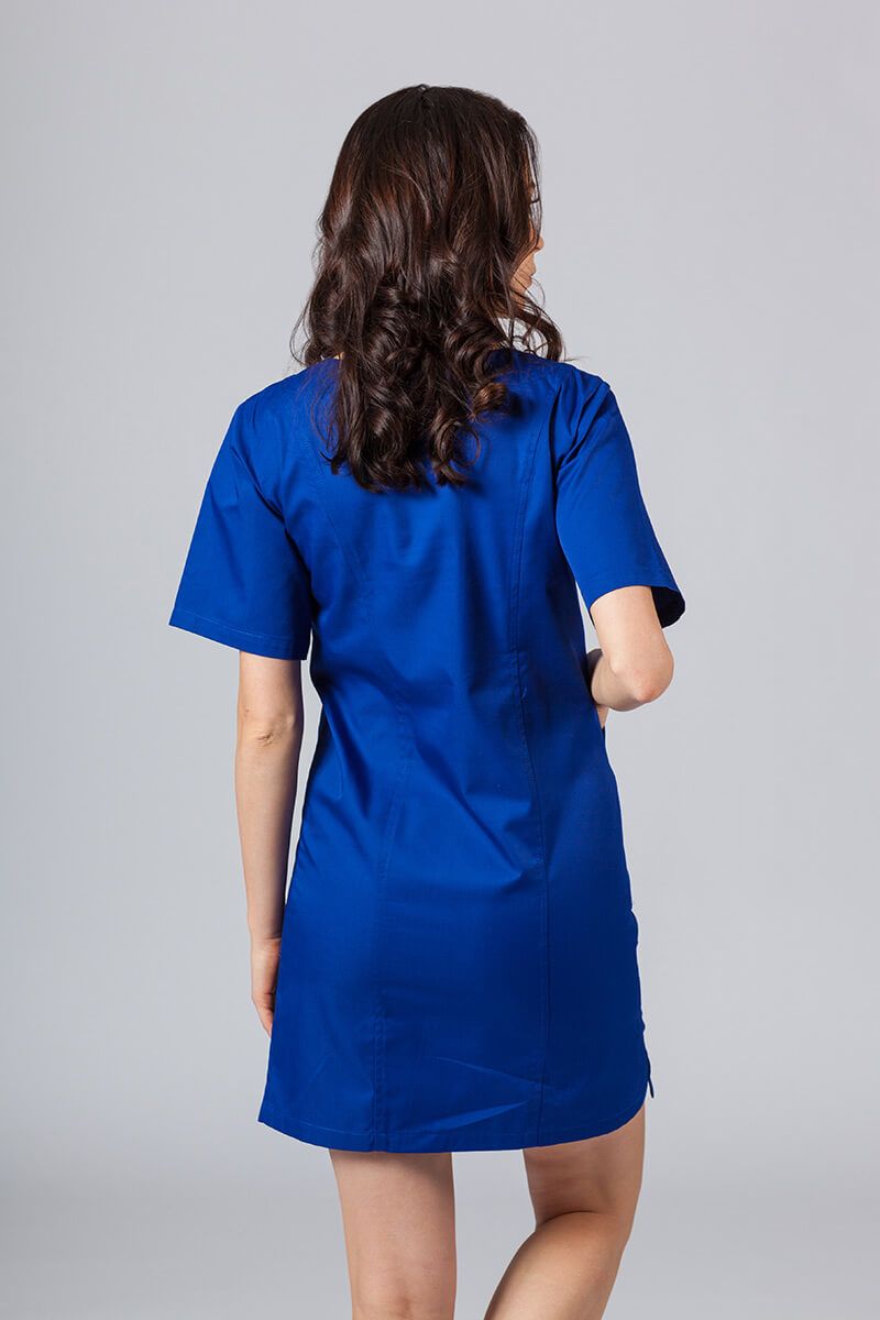 Sukienka medyczna damska klasyczna Sunrise Uniforms granatowa-2