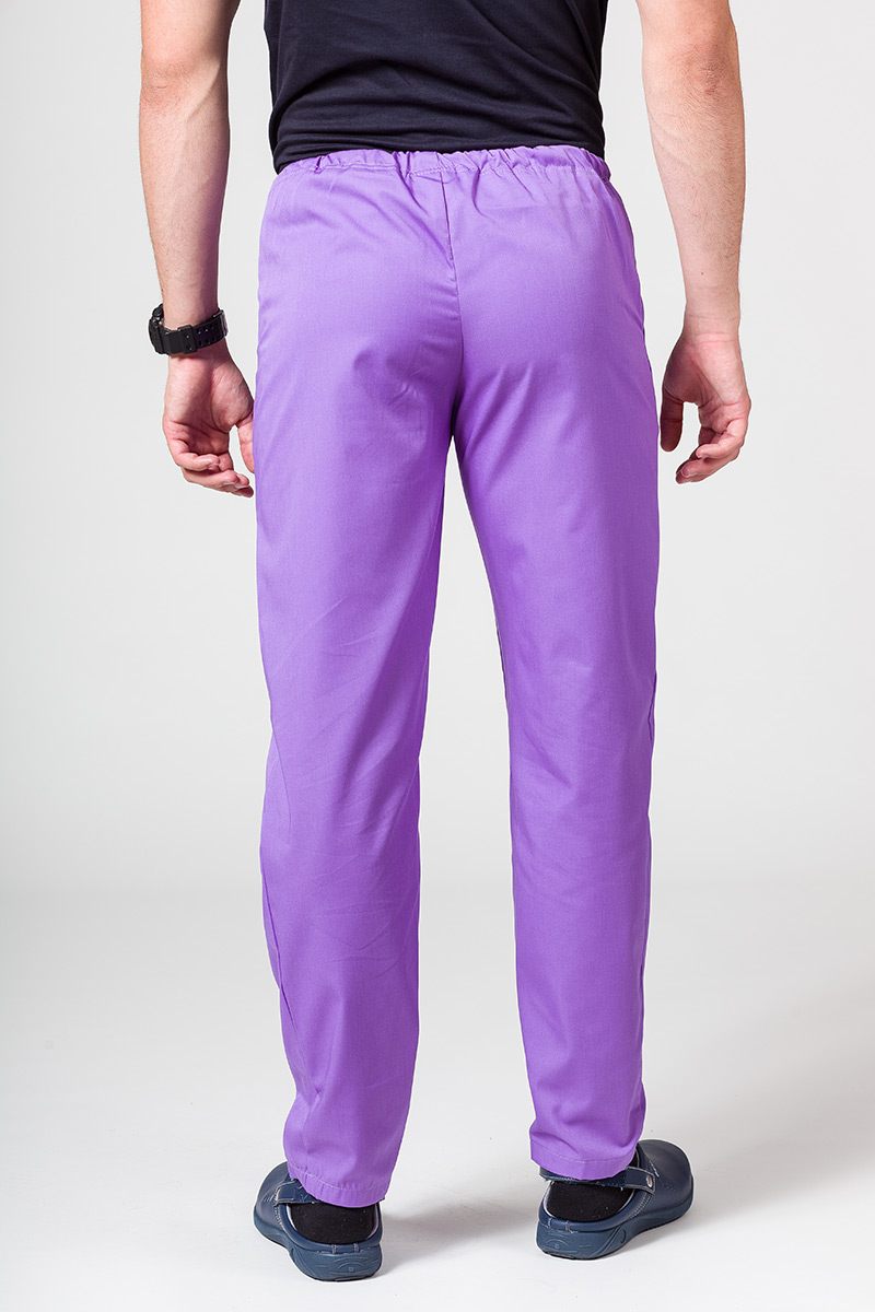 Spodnie medyczne uniwersalne Sunrise Uniforms fioletowe-1