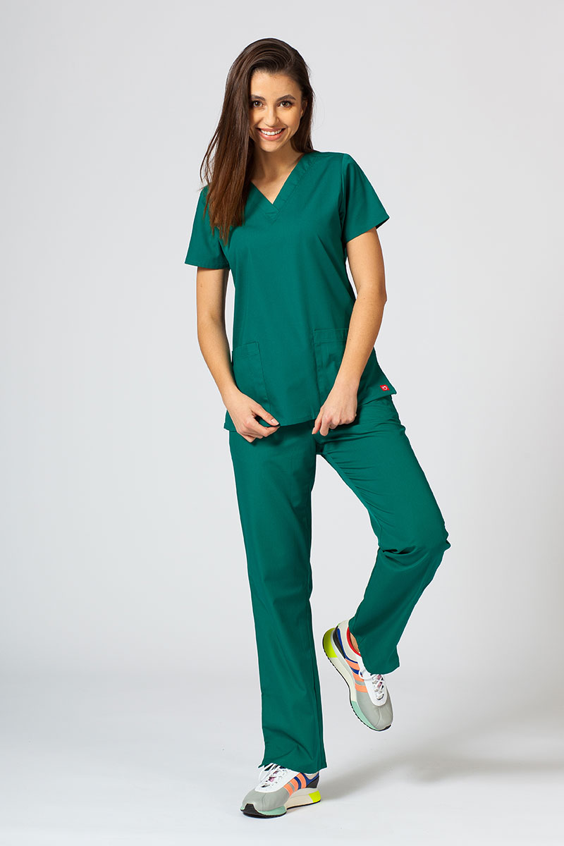 Spodnie medyczne damskie Maevn Red Panda zielone-2