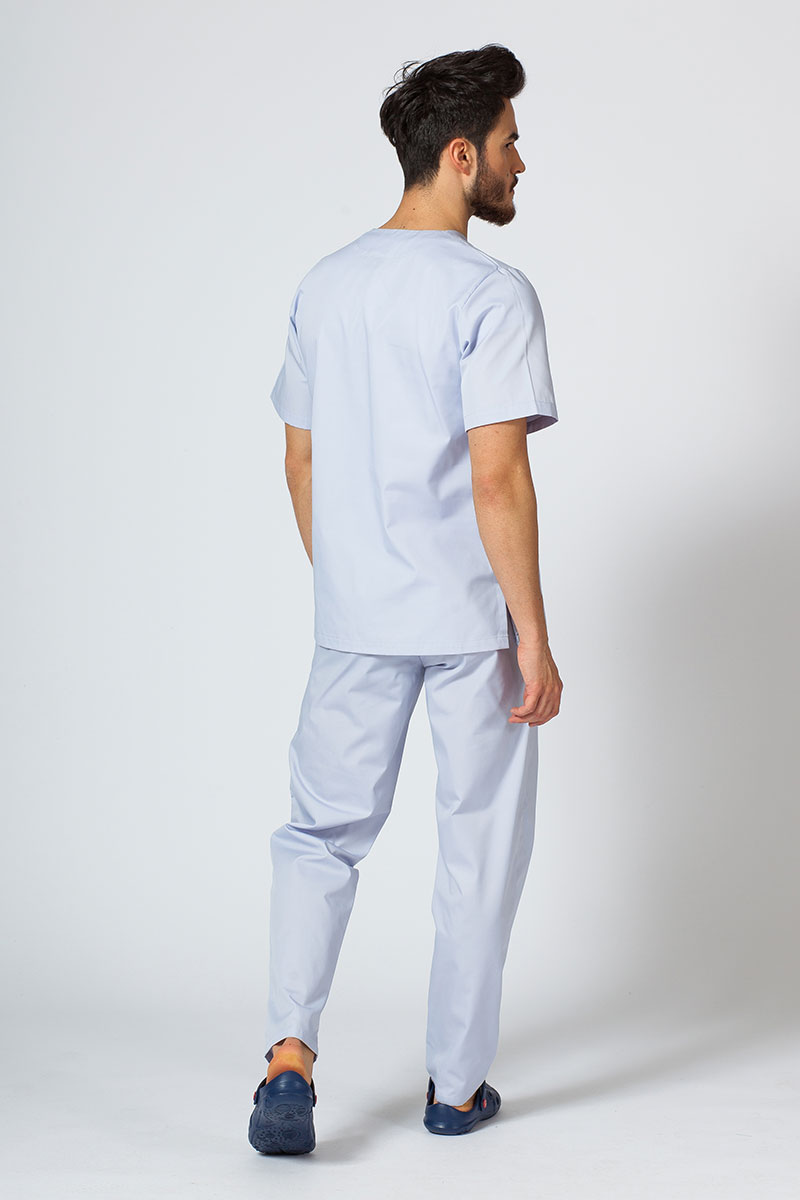 Komplet medyczny męski Sunrise Uniforms popielaty (z bluzą uniwersalną)-1