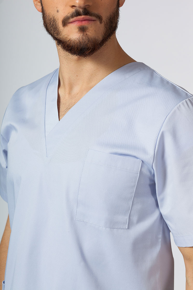 Bluza medyczna męska Sunrise Uniforms Basic Standard popielata-4