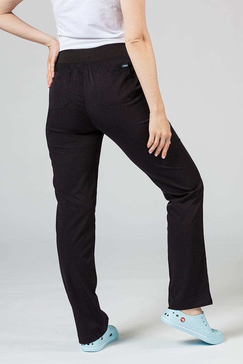 Komplet medyczny Adar Uniforms Yoga czarny (z bluzą Modern - elastic)-10