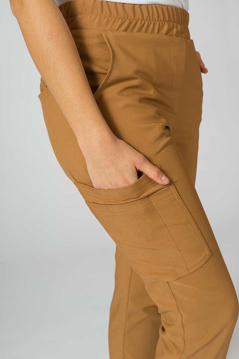 Komplet medyczny Sunrise Uniforms Premium (bluza Joy, spodnie Chill) brązowy-12