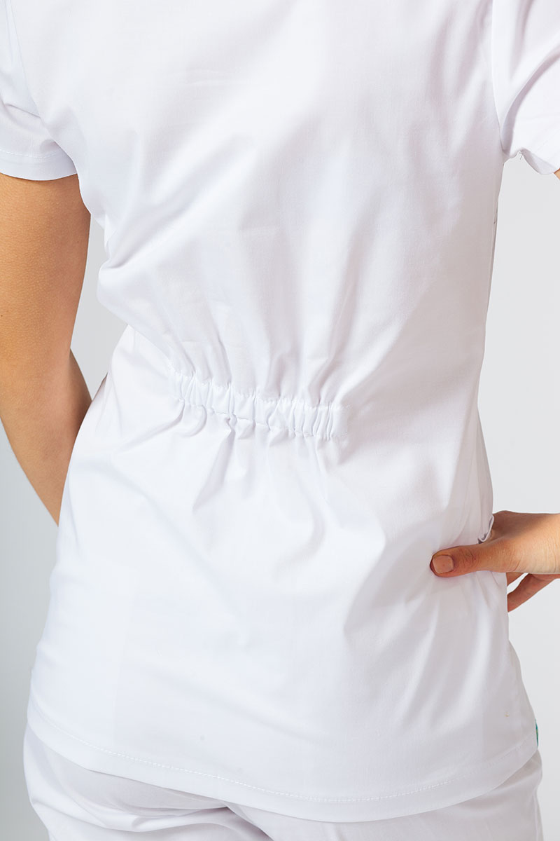 Komplet medyczny damski Sunrise Uniforms Active II (bluza Fit, spodnie Loose) biały-5