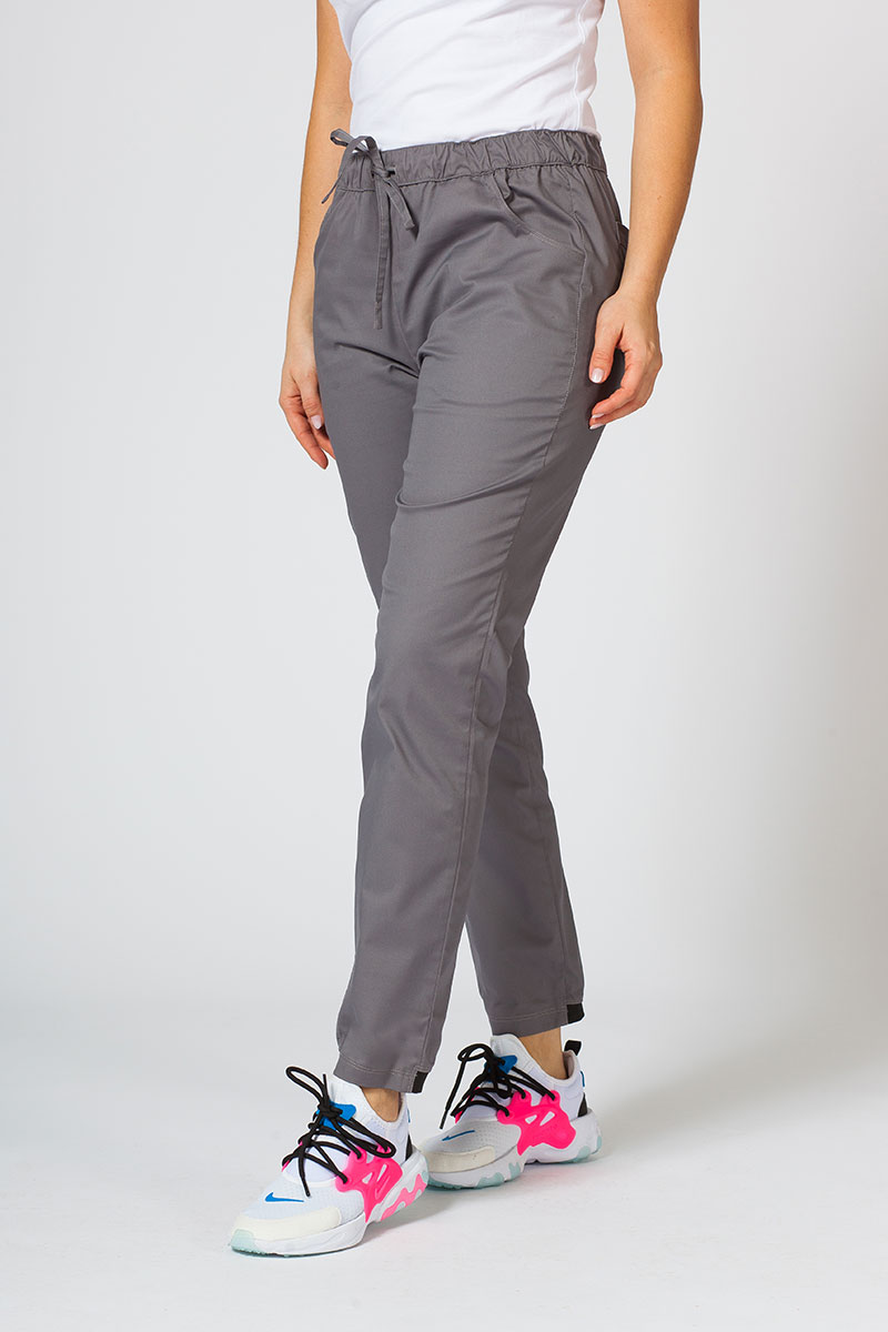 Komplet medyczny damski Sunrise Uniforms Active II (bluza Fit, spodnie Loose) szary-7