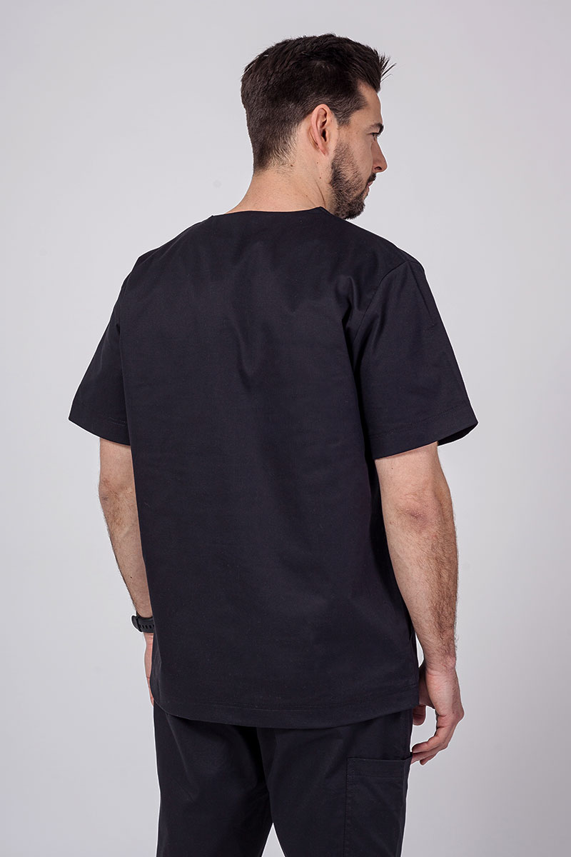Komplet medyczny męski Sunrise Uniforms Active Men (bluza Flex, spodnie Flow jogger) czarny-3