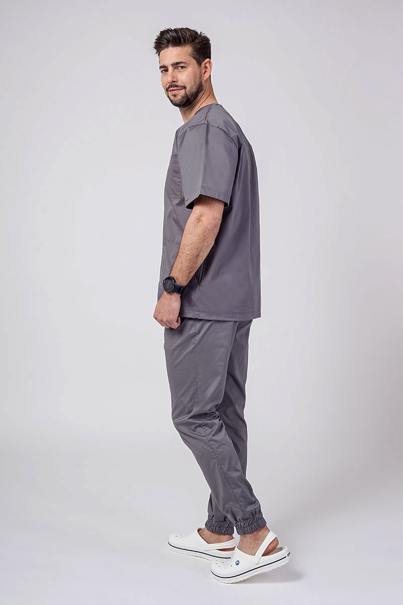 Spodnie medyczne męskie Sunrise Uniforms Active Flow jogger szare-3