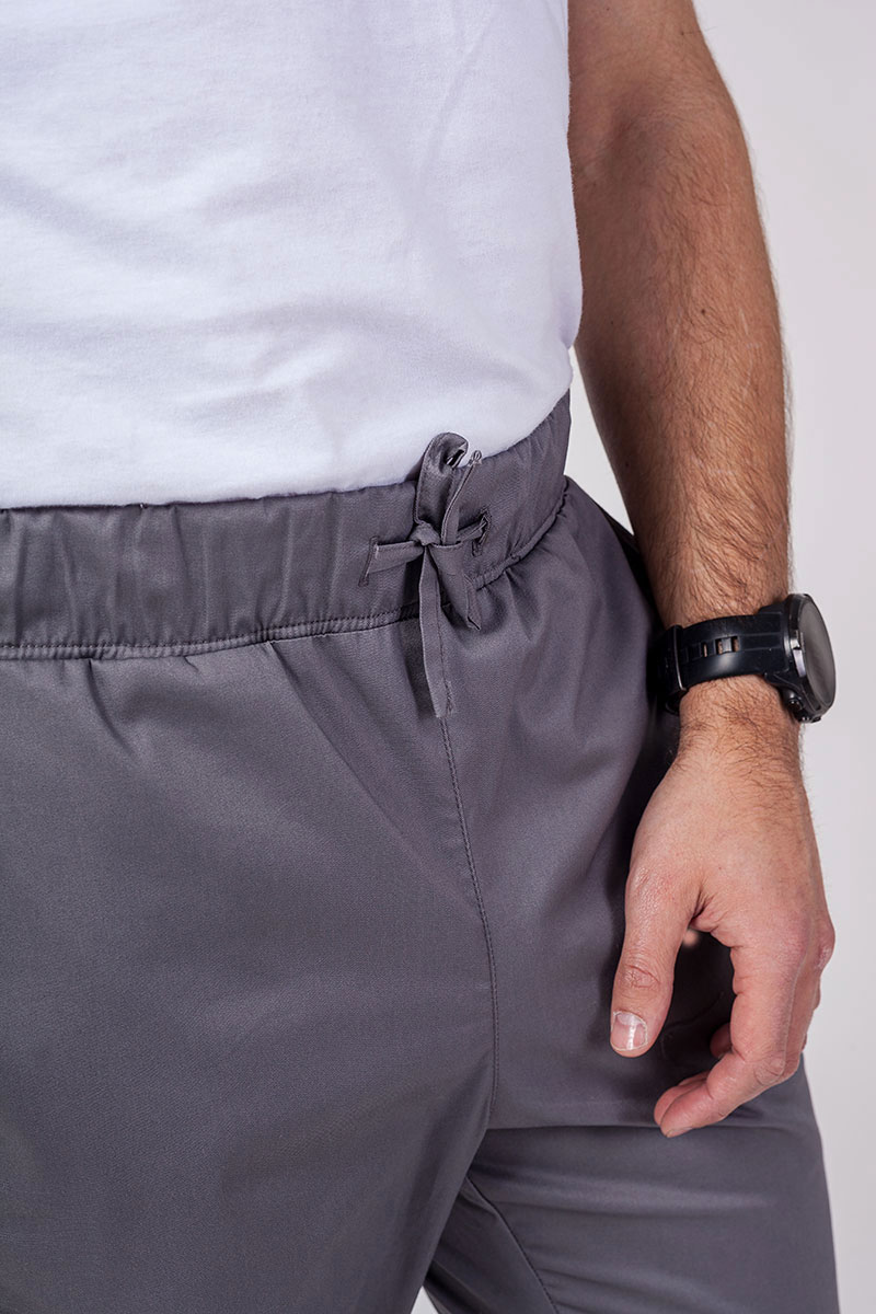 Komplet medyczny męski Sunrise Uniforms Active Men (bluza Flex, spodnie Flow jogger) szary-10