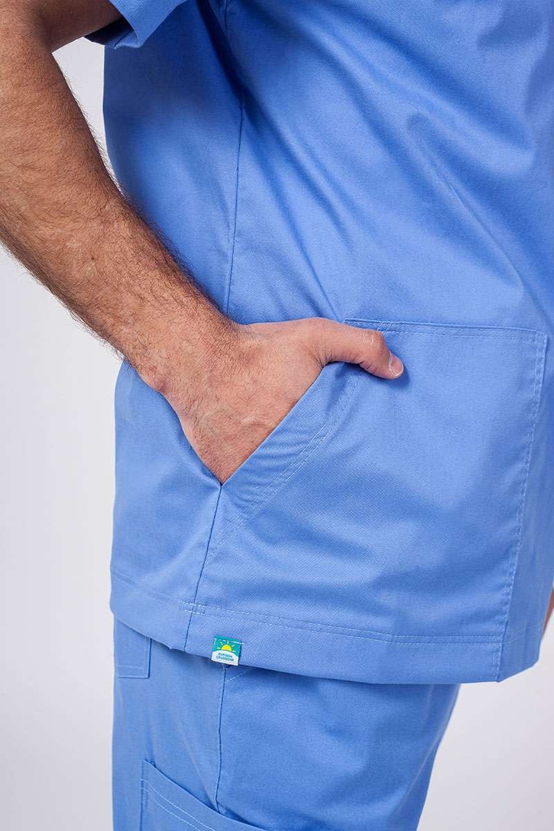 Komplet medyczny męski Sunrise Uniforms Active Men (bluza Flex, spodnie Flow jogger) klasyczny błękit-6