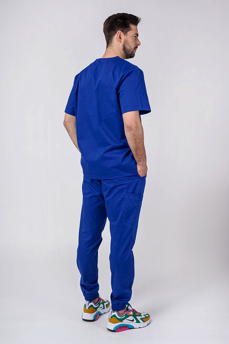 Spodnie medyczne męskie Sunrise Uniforms Active Flow jogger granatowe-5