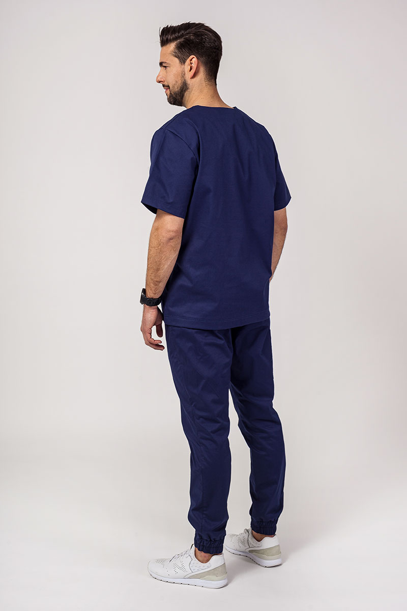 Spodnie medyczne męskie Sunrise Uniforms Active Flow jogger ciemny granat-6