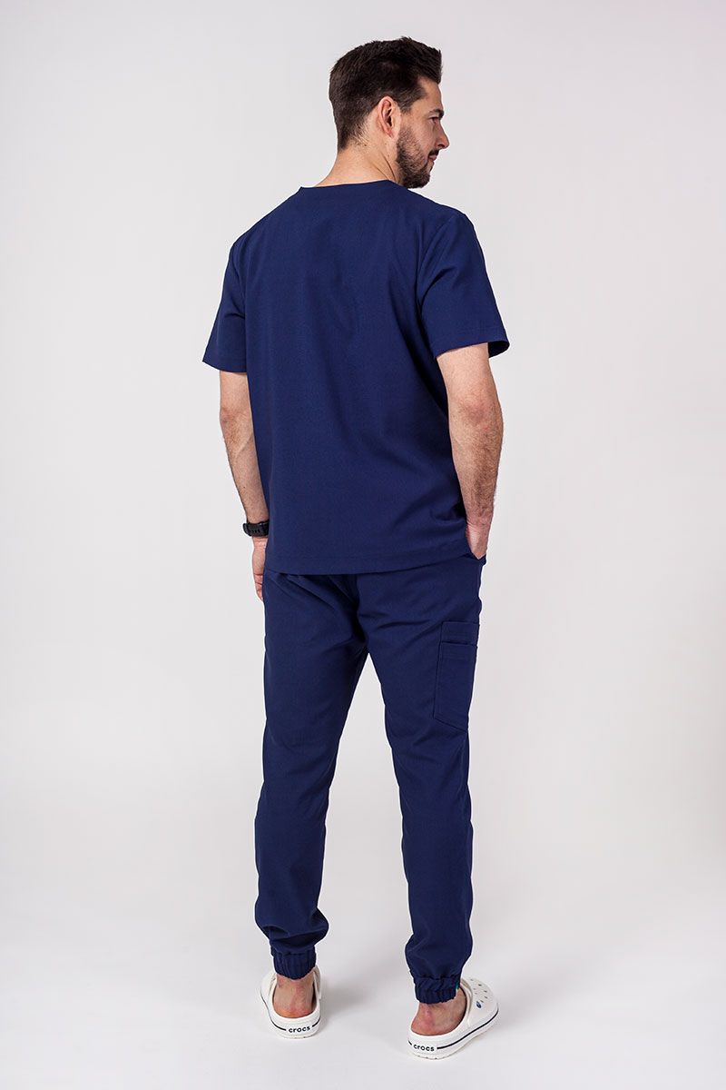 Spodnie medyczne męskie Sunrise Uniforms Premium Select jogger ciemny granat-7