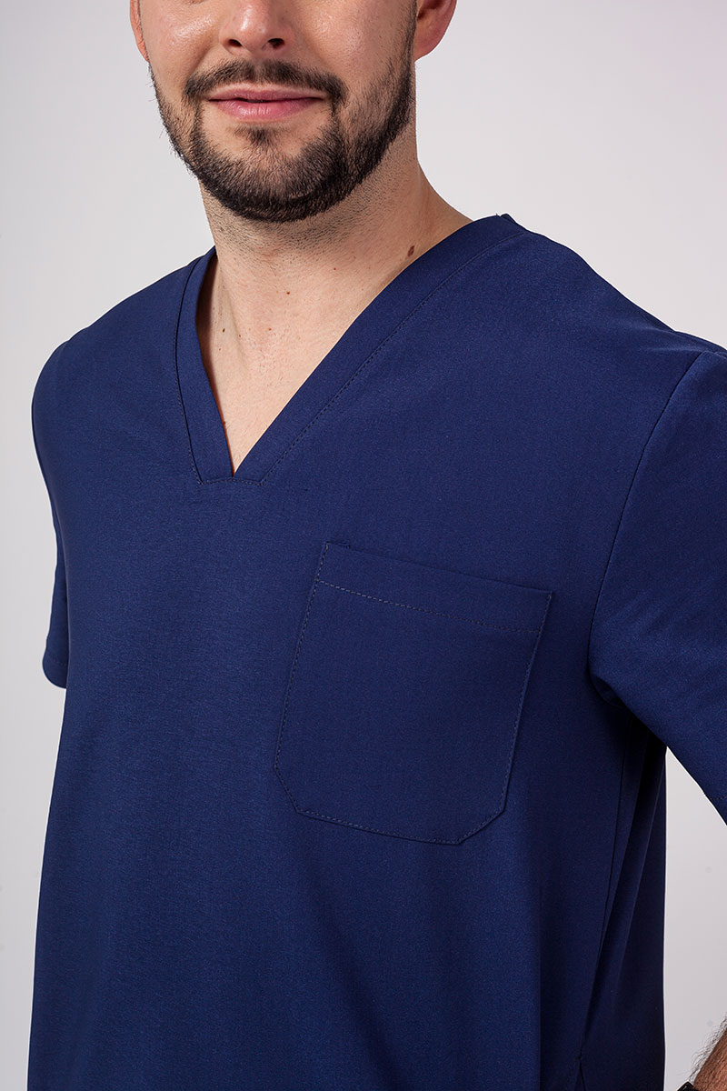 Komplet medyczny męski Sunrise Uniforms Premium Men (bluza Dose, spodnie Select jogger) ciemny granat-6