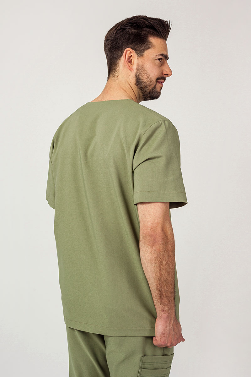 Komplet medyczny męski Sunrise Uniforms Premium Men (bluza Dose, spodnie Select jogger) oliwkowy-4