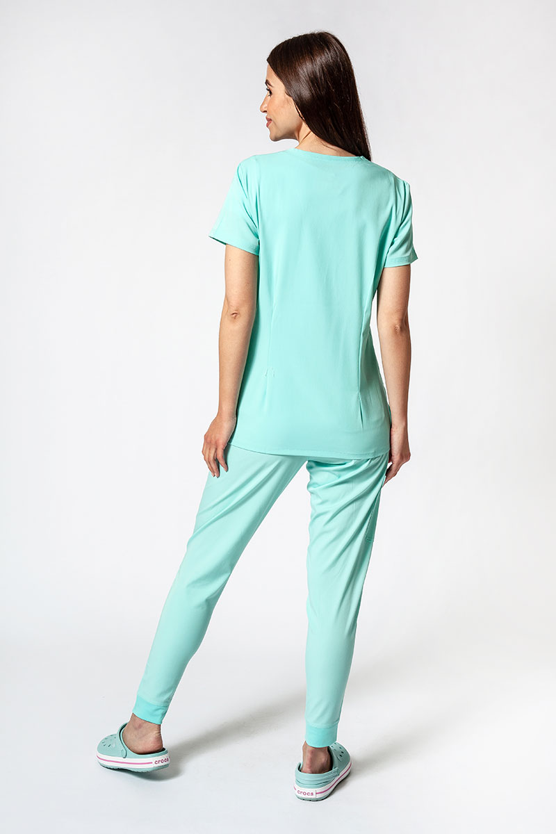 Komplet medyczny Adar Uniforms Ultimate aqua (z bluzą Sweetheart - elastic)-1