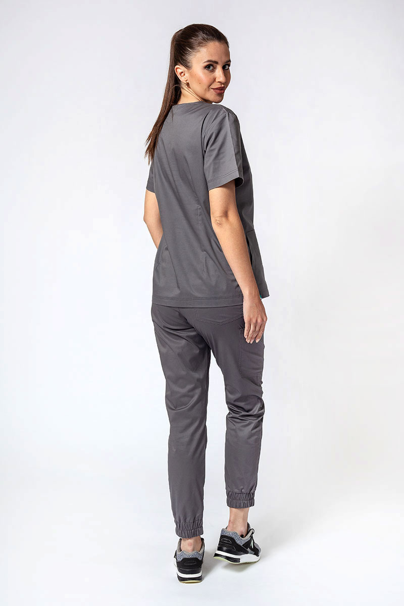 Komplet medyczny damski Sunrise Uniforms Active III (bluza Bloom, spodnie Air) szary-1