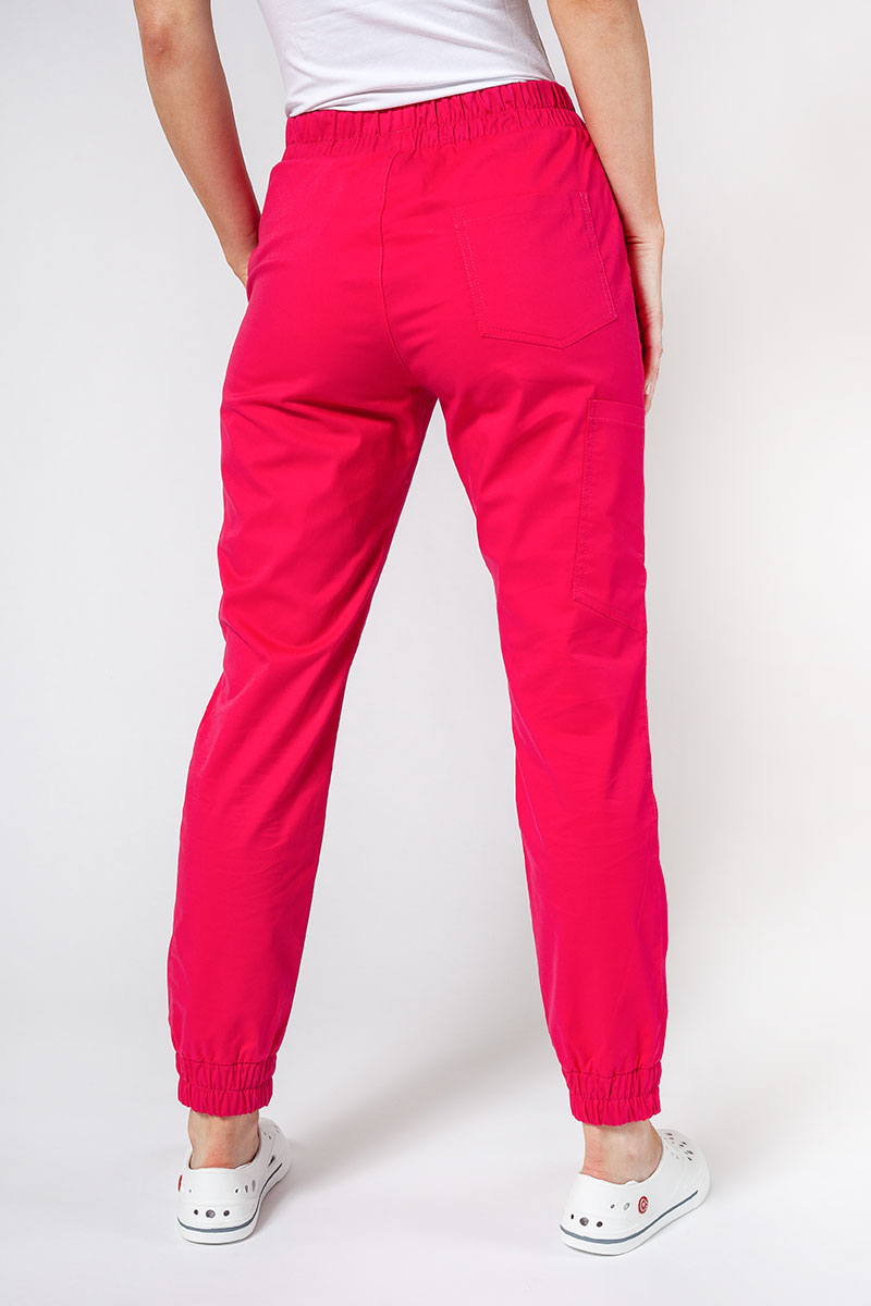 Komplet medyczny damski Sunrise Uniforms Active III (bluza Bloom, spodnie Air) malinowy-7