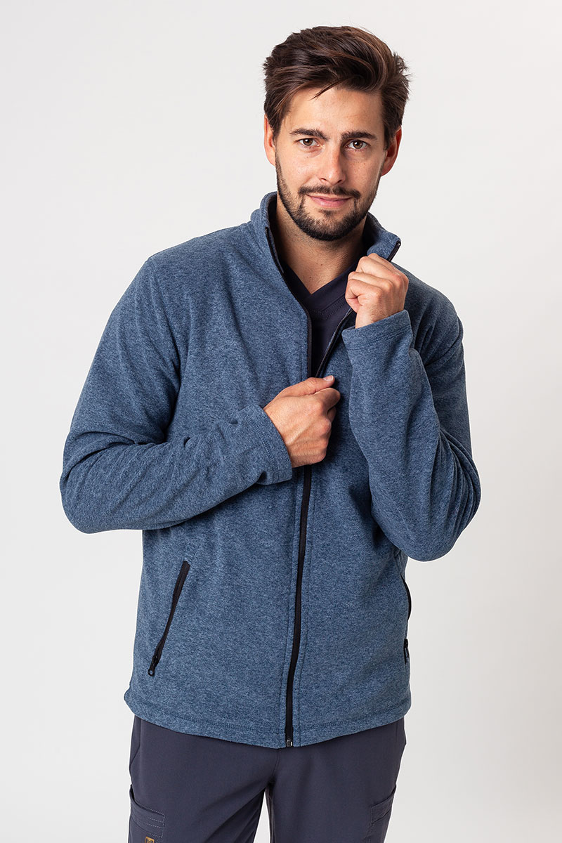 Bluza polarowa męska Malfini Shift (standard GRS) granat denim-2