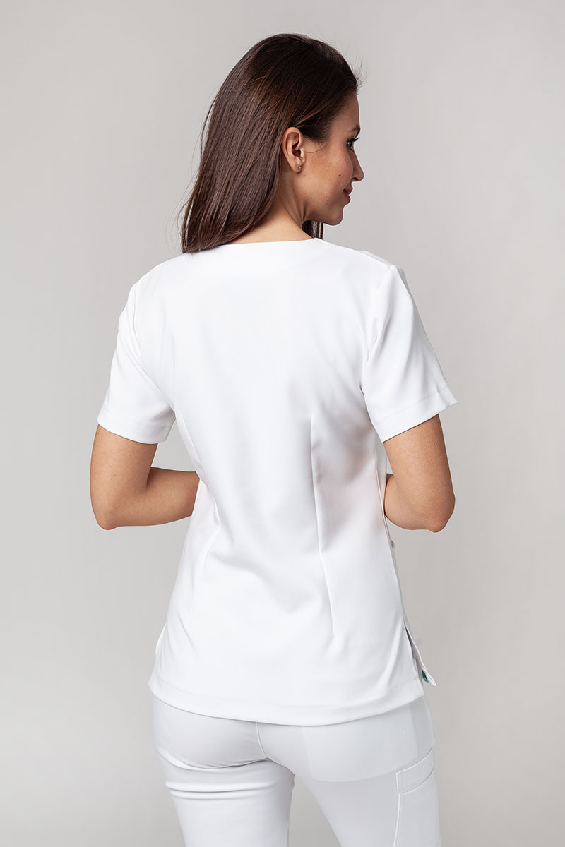 Bluza medyczna damska Sunrise Uniforms Premium Joy biała-1