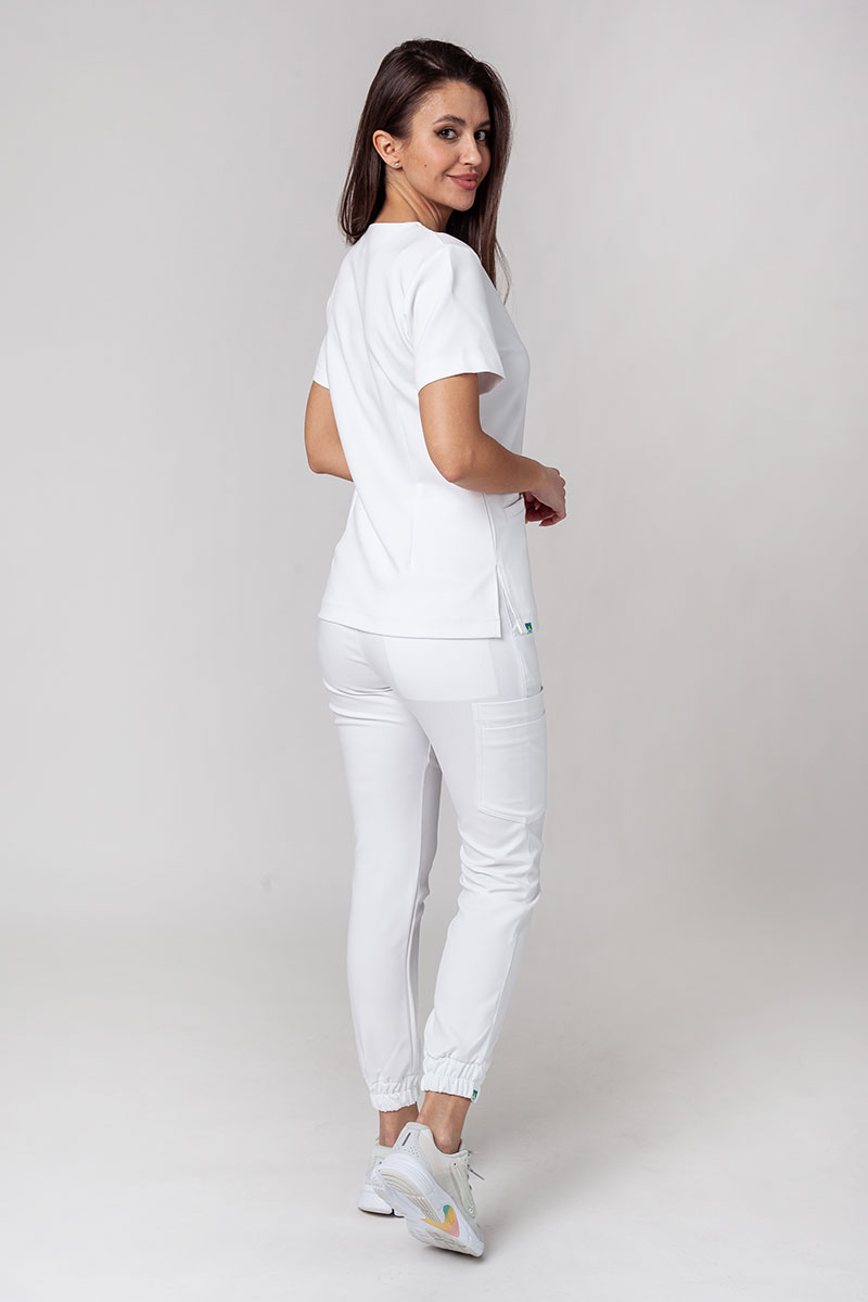 Bluza medyczna damska Sunrise Uniforms Premium Joy biała-5