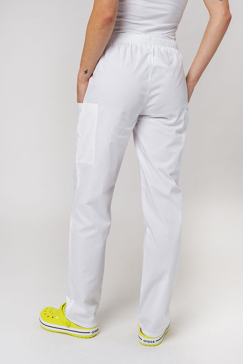 Komplet medyczny damski Cherokee Originals (bluza V-neck, spodnie N.Rise) biały-8