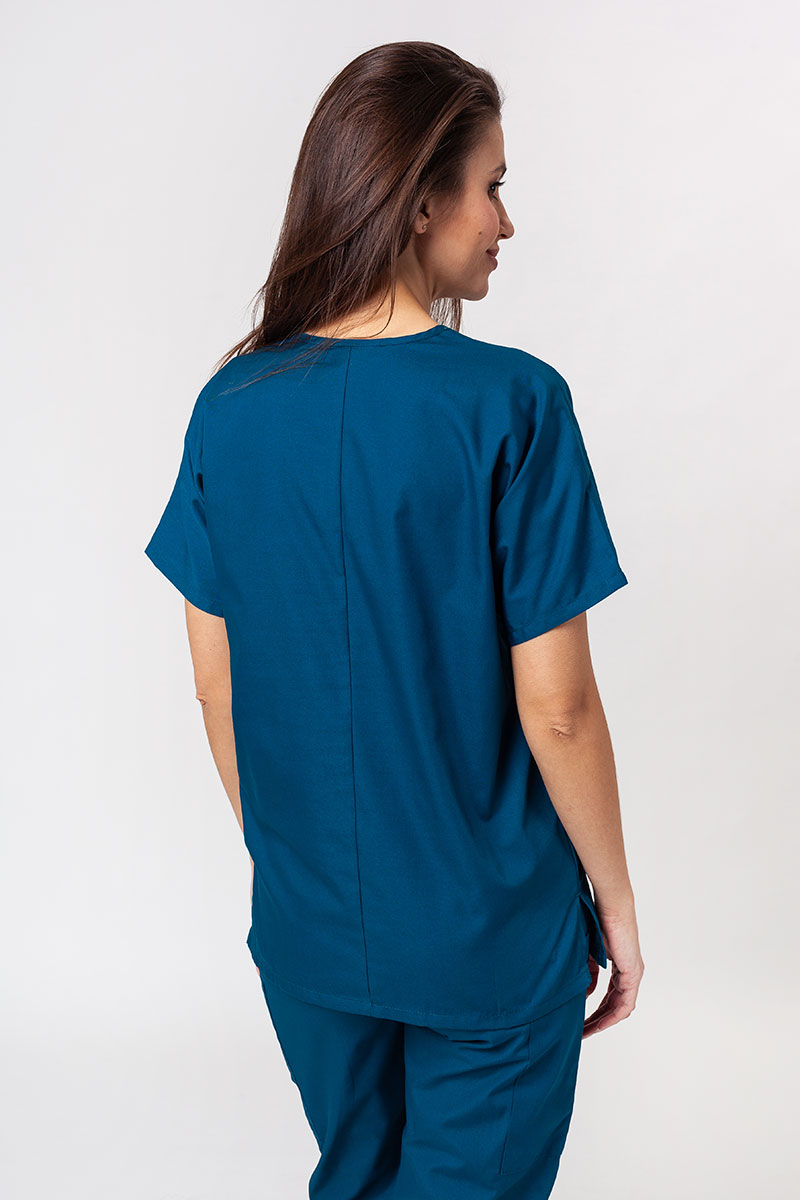 Komplet medyczny damski Cherokee Originals (bluza V-neck, spodnie N.Rise) karaibski błękit-3