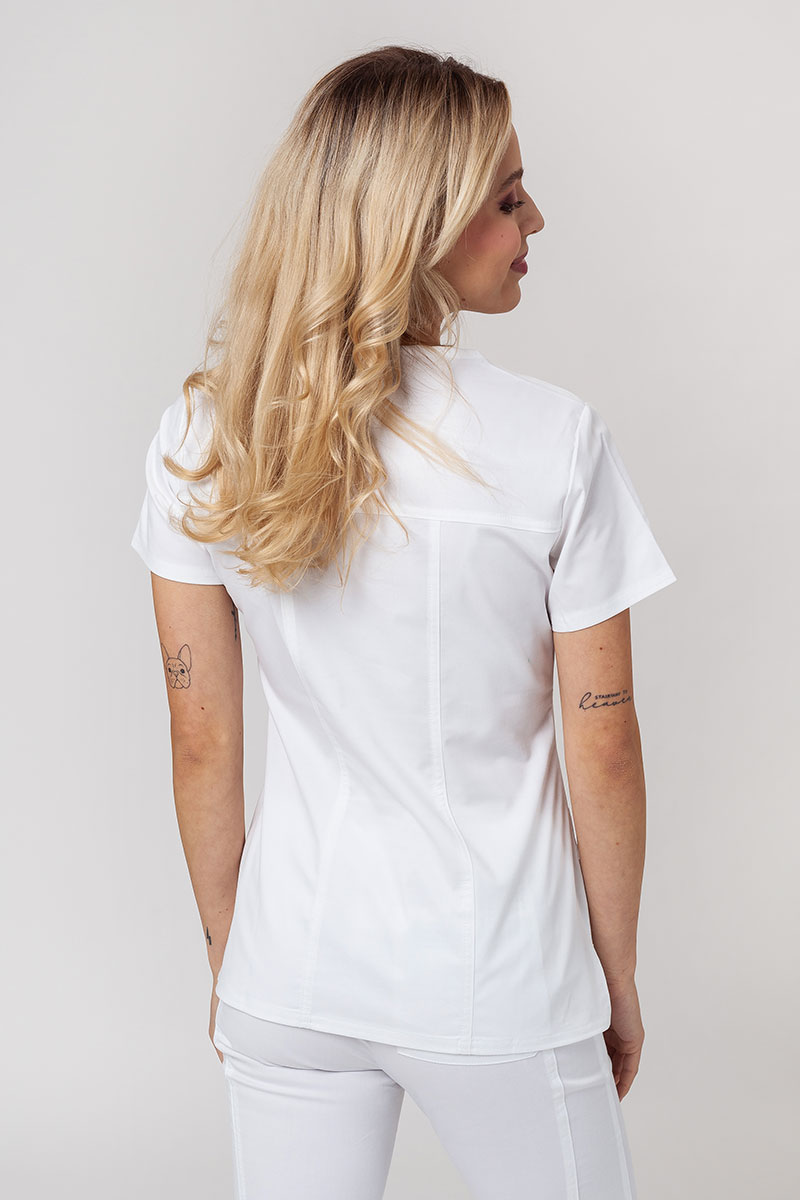 Komplet medyczny damski Cherokee Core Stretch (bluza Core, spodnie Mid Rise) biały-4
