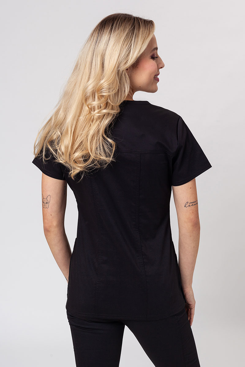 Komplet medyczny damski Cherokee Core Stretch (bluza Core, spodnie Mid Rise) czarny-3