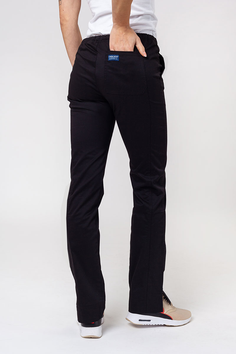 Komplet medyczny damski Cherokee Core Stretch (bluza Core, spodnie Mid Rise) czarny-9
