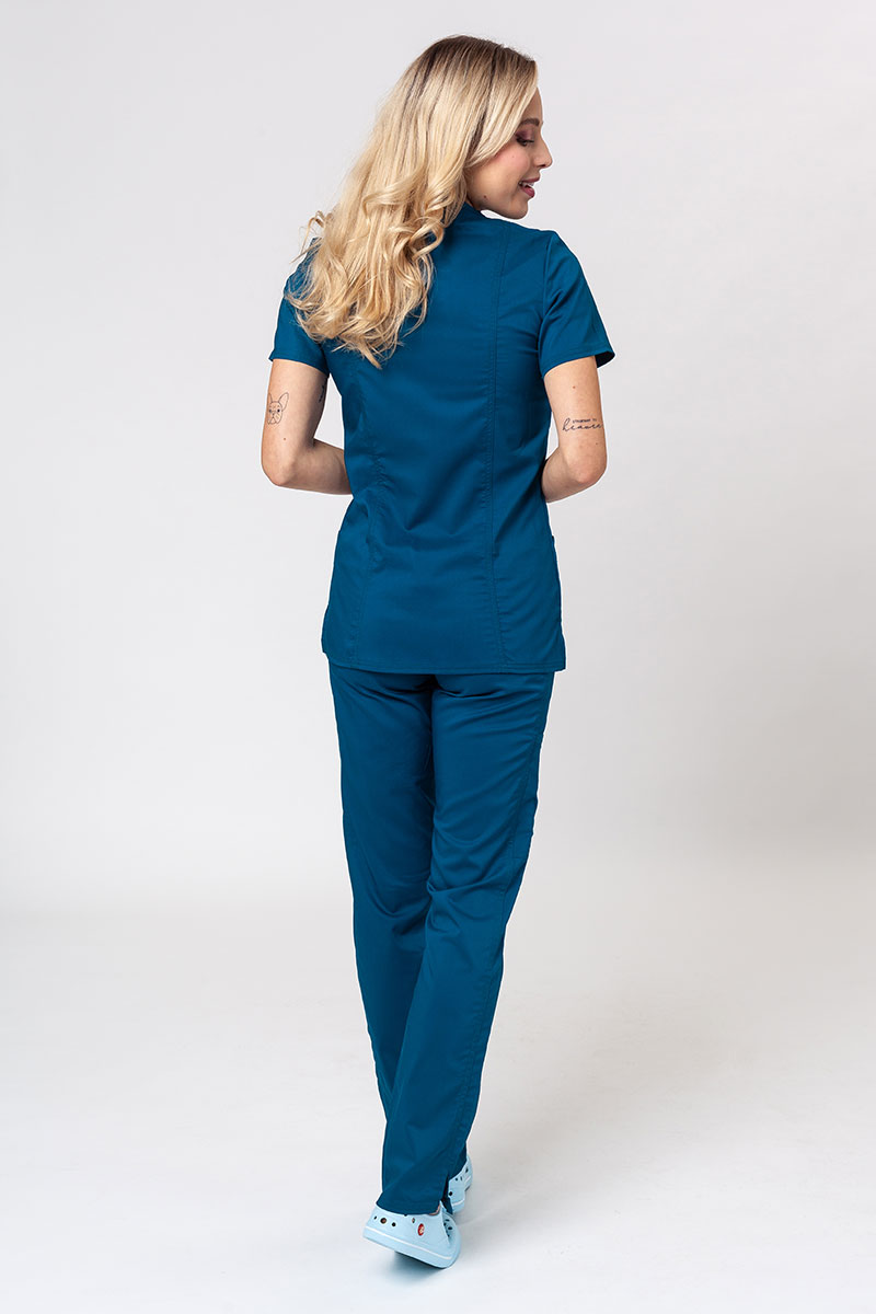 Komplet medyczny damski Cherokee Revolution (bluza Soft, spodnie Cargo) karaibski błękit-1