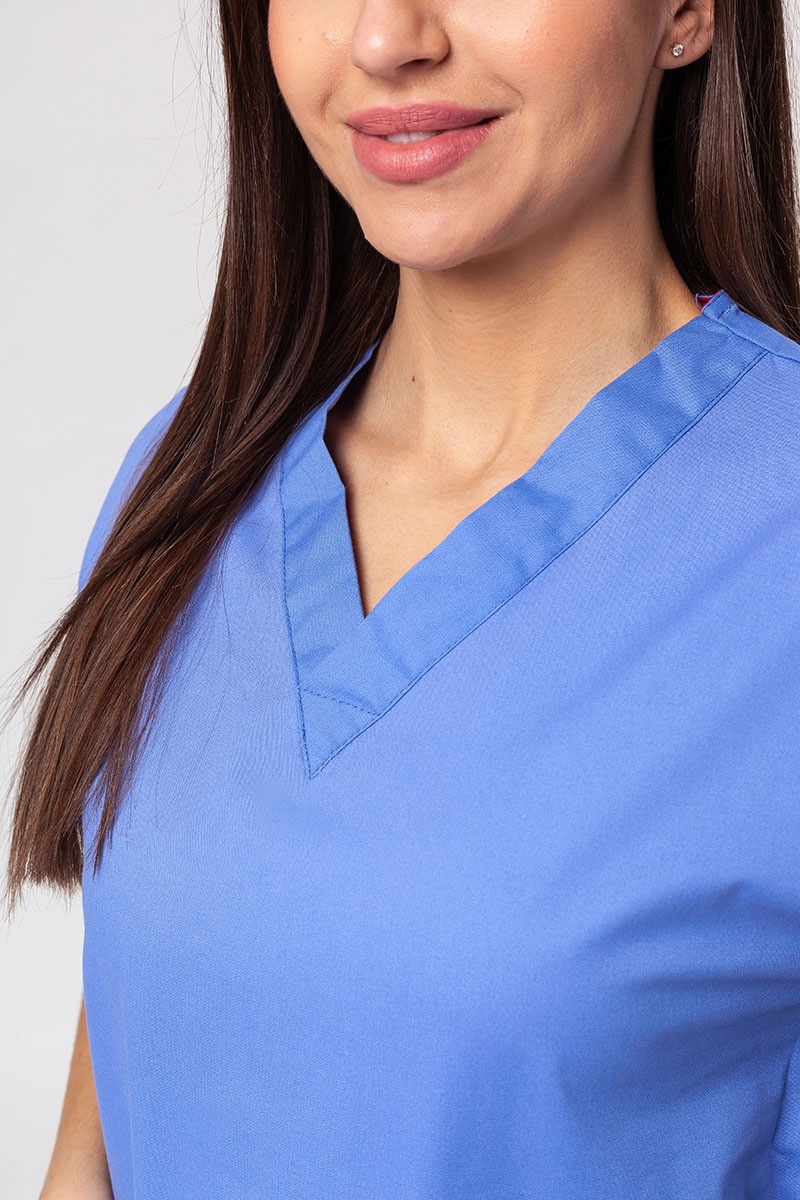 Komplet medyczny damski Dickies EDS Signature Modern (bluza V-neck, spodnie Pull-on) klasyczny błękit-4
