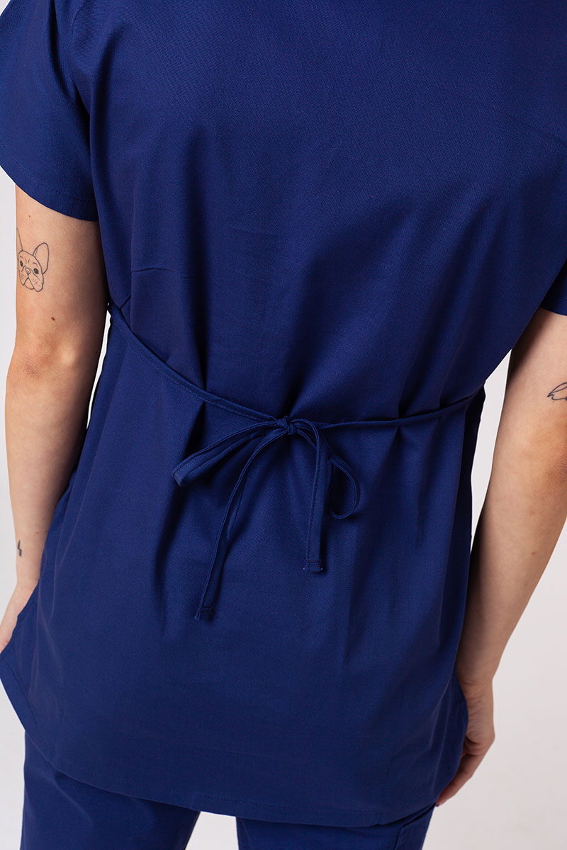 Komplet medyczny damski Dickies EDS Signature Wrap (bluza Mock, spodnie Pull-on) ciemny granat-4