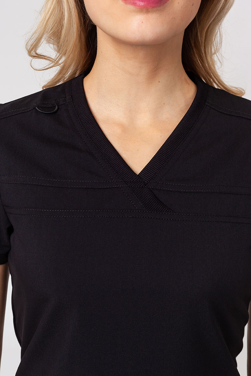 Komplet medyczny damski Dickies Balance (bluza V-neck, spodnie Mid Rise) czarny-5