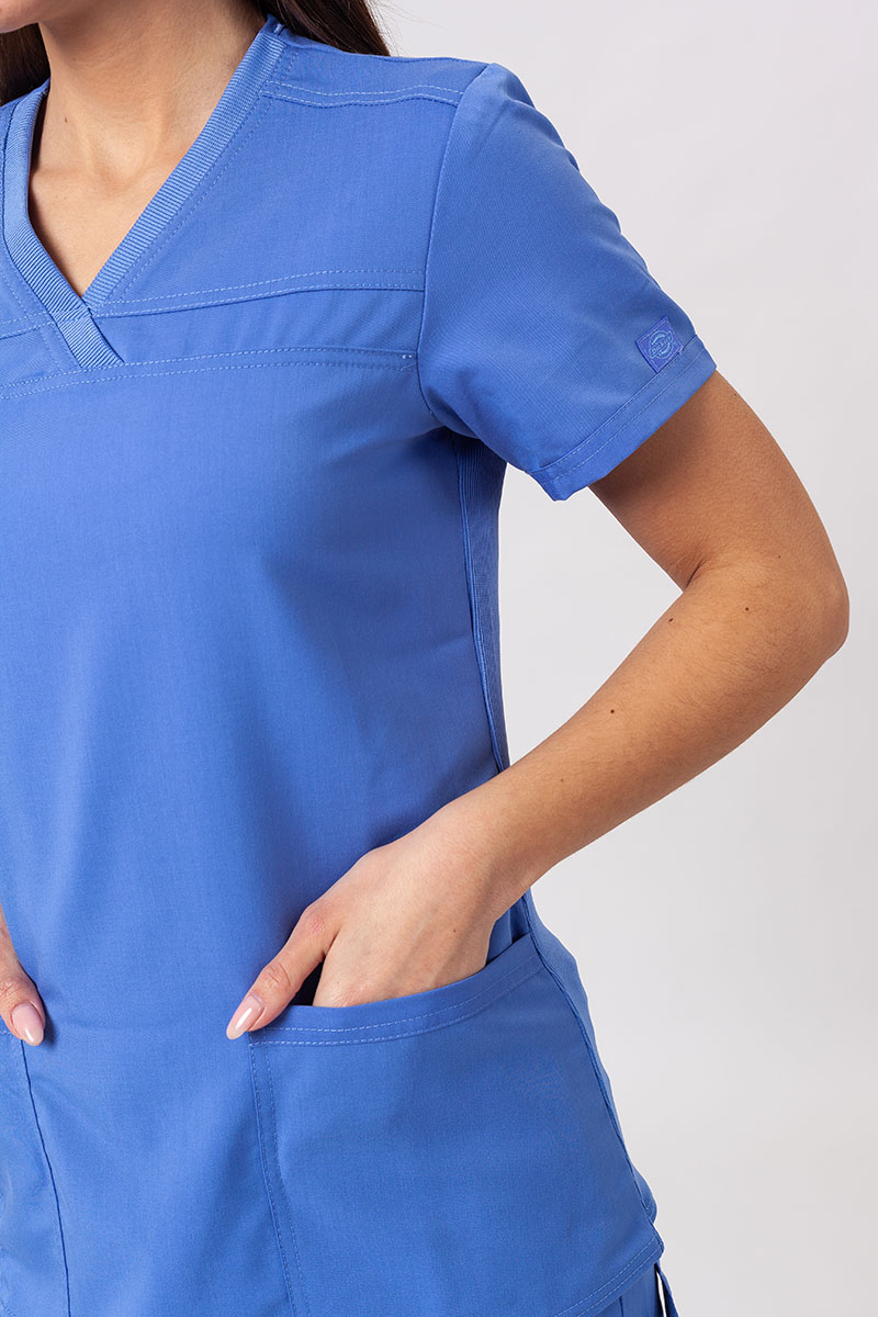 Komplet medyczny damski Dickies Balance (bluza V-neck, spodnie Mid Rise) klasyczny błękit-5