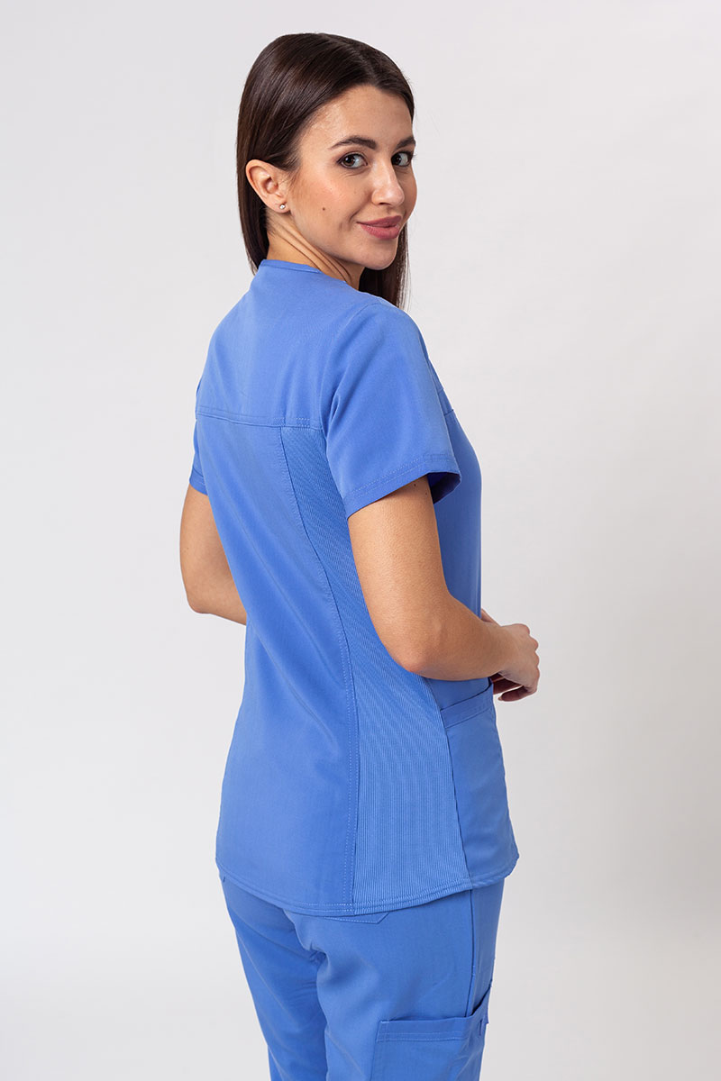 Komplet medyczny damski Dickies Balance (bluza V-neck, spodnie Mid Rise) klasyczny błękit-3