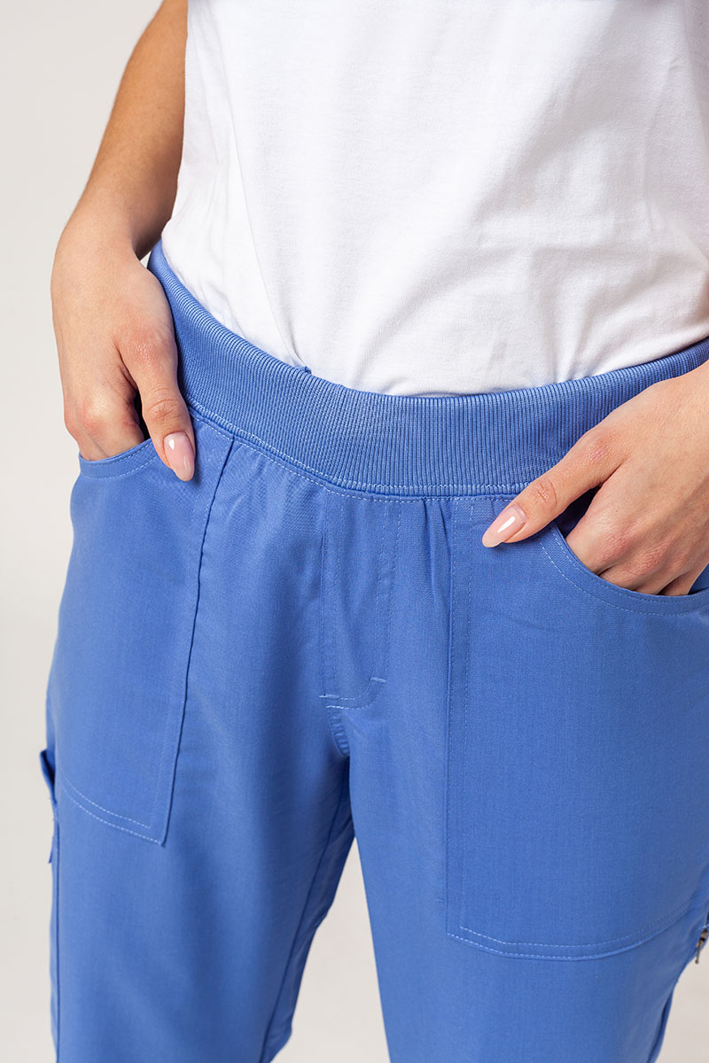 Komplet medyczny damski Dickies Balance (bluza V-neck, spodnie Mid Rise) klasyczny błękit-11
