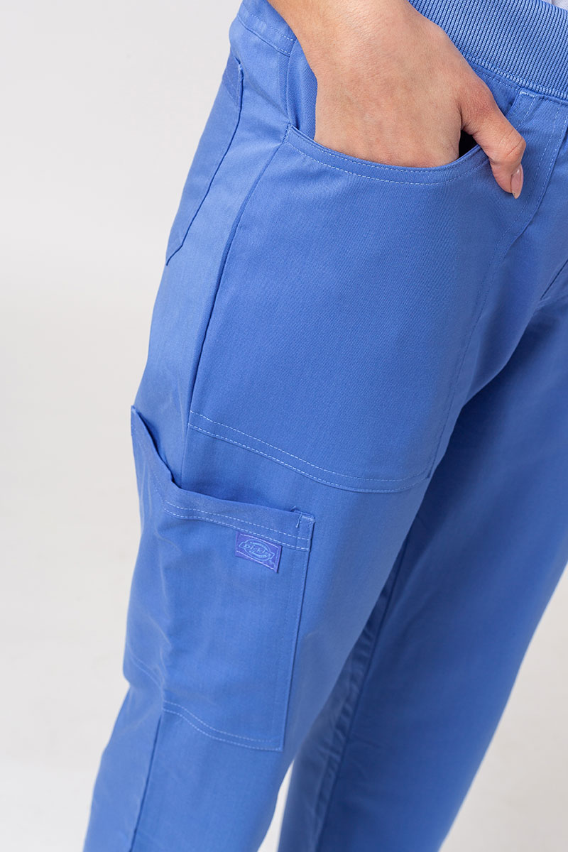 Komplet medyczny damski Dickies Balance (bluza V-neck, spodnie Mid Rise) klasyczny błękit-13