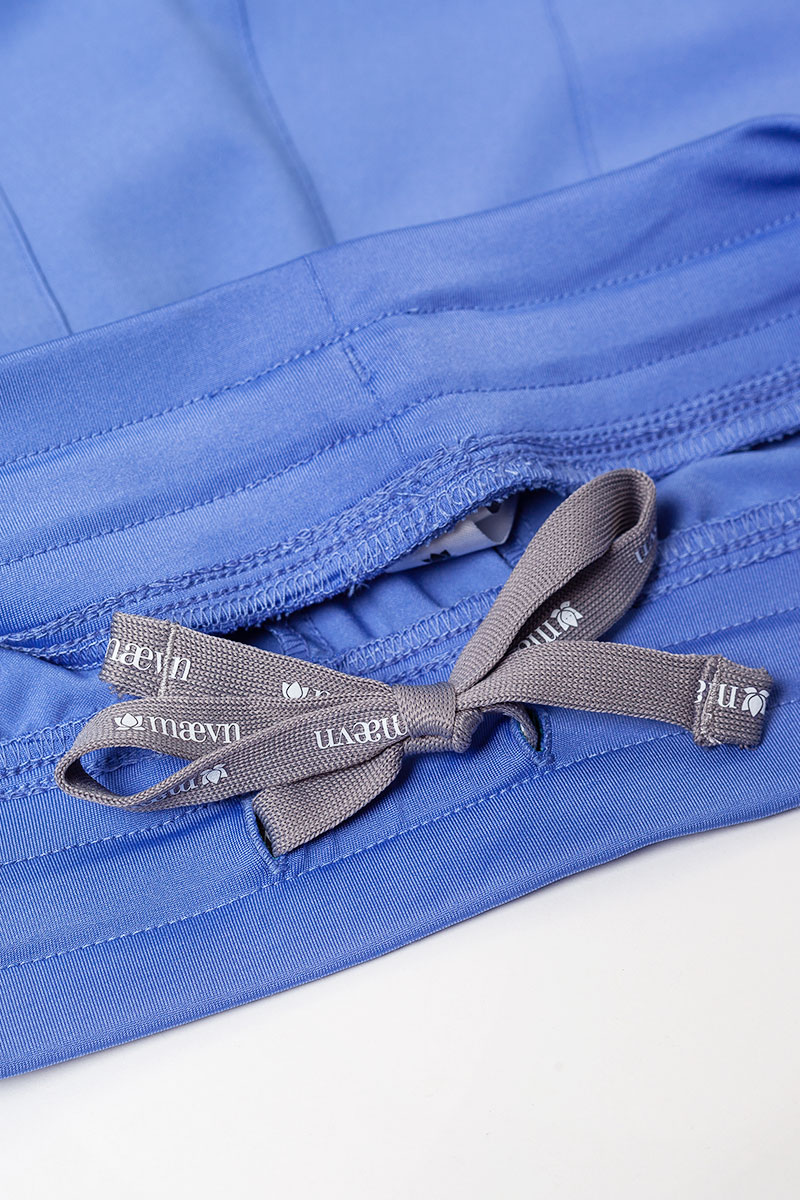 Komplet medyczny damski Maevn Momentum (bluza Asymetric, spodnie Jogger) klasyczny błękit-12