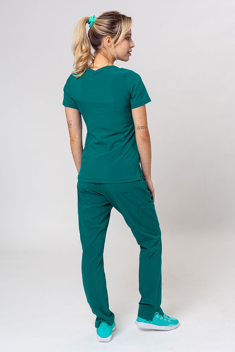 Spodnie medyczne damskie Maevn Momentum 6-pocket zielone-7