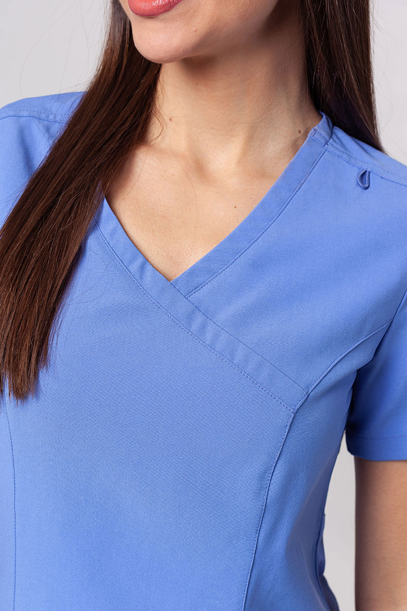 Komplet medyczny damski Maevn Momentum (bluza Asymetric, spodnie Jogger) klasyczny błękit-4
