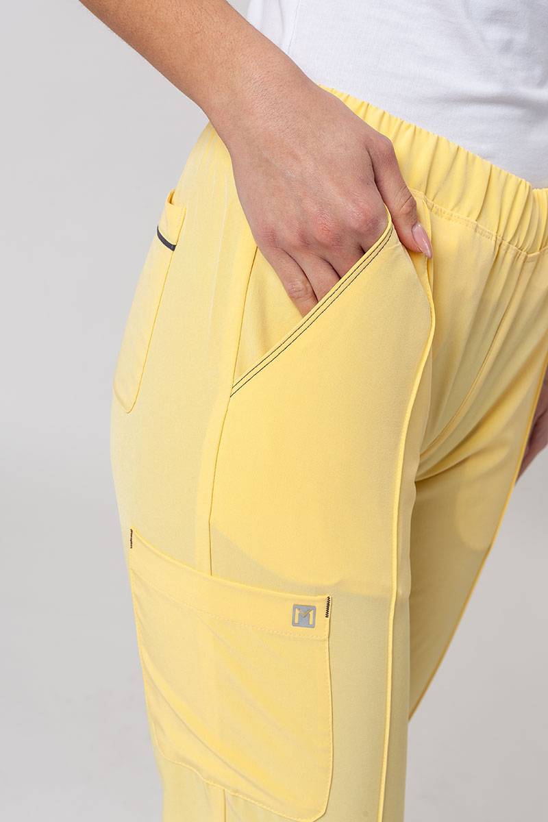 Spodnie damskie Maevn Matrix Impulse Stylish żółte-3